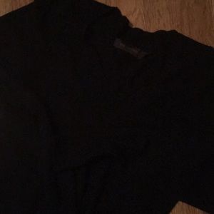 Black v neck sweater